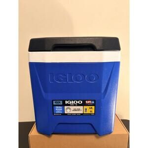 Igloo Cooler, Majestic Blue, 12-Quart